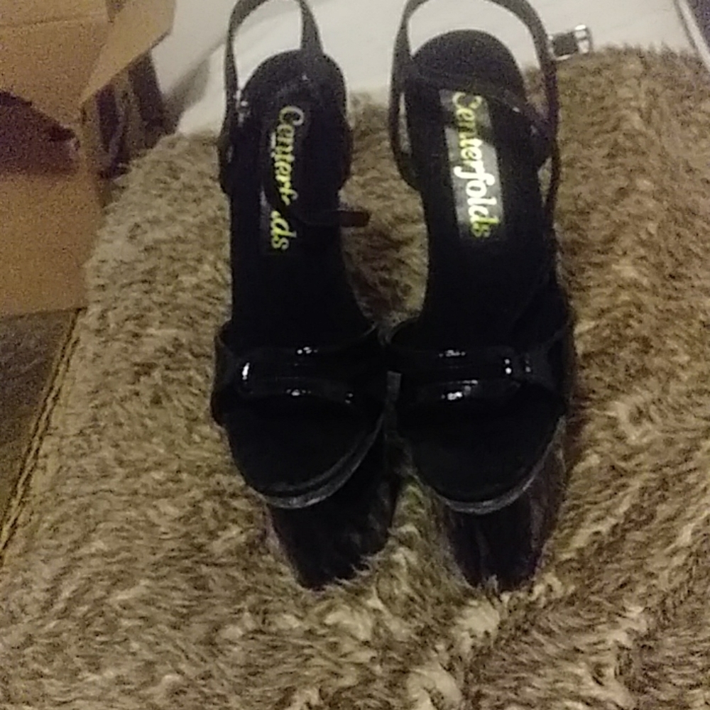 Black n clear platforms